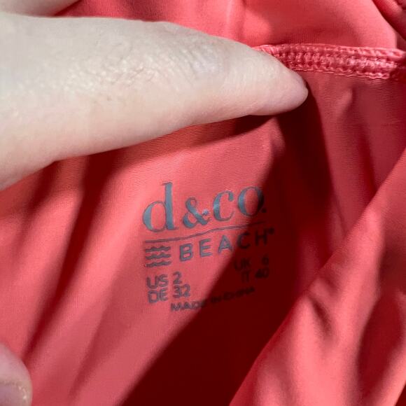 Denim & Co. Beach Handkerchief Hem Tankini with Brief Multicolor Size 2 - Picture 11 of 11